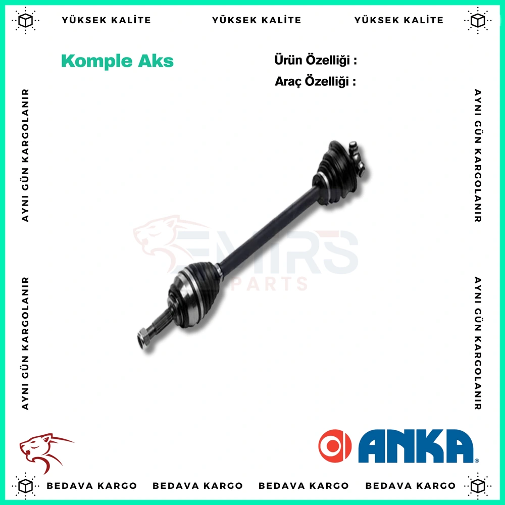 Komple Aks Sol On Renault R21 Manager 1.7 F3n - 7701349785 - Yedek Parça