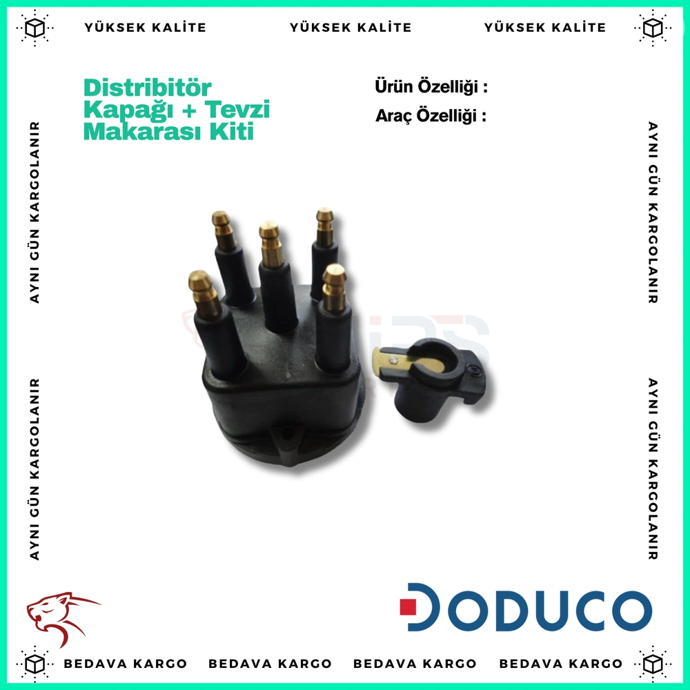 Distribitor Kapagi + Tevzi Makarasi Kiti Renault R19 - 7701033620 - Yedek Parça