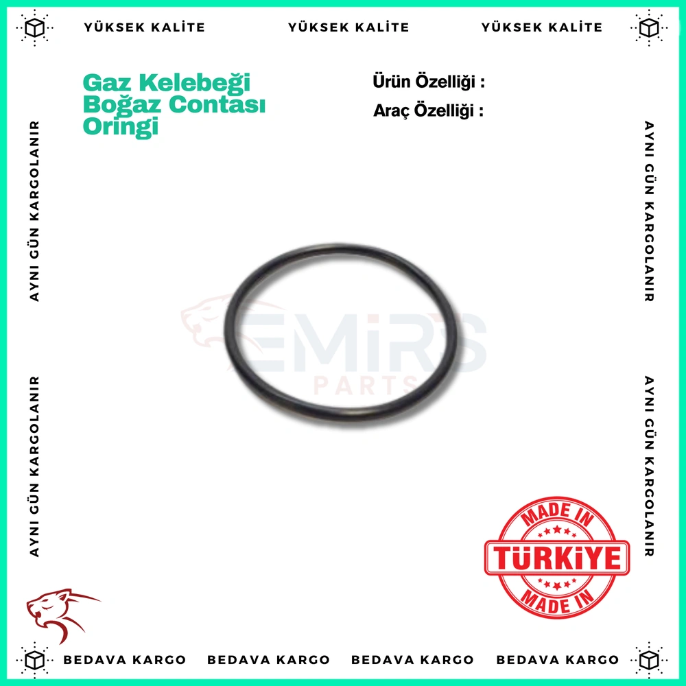 Gaz Kelebek Bogaz Contasi Oringi Renault Clio Megane K4m K4j 99-03 - 8200068566 - Yedek Parça