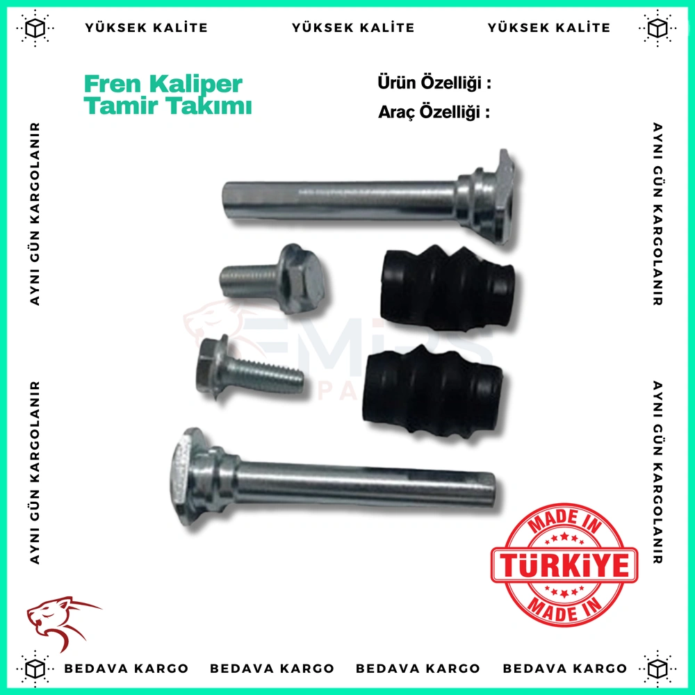 Fren Kaliper Tamir Takimi On Renault Megane - 7701208558 - Yedek Parça