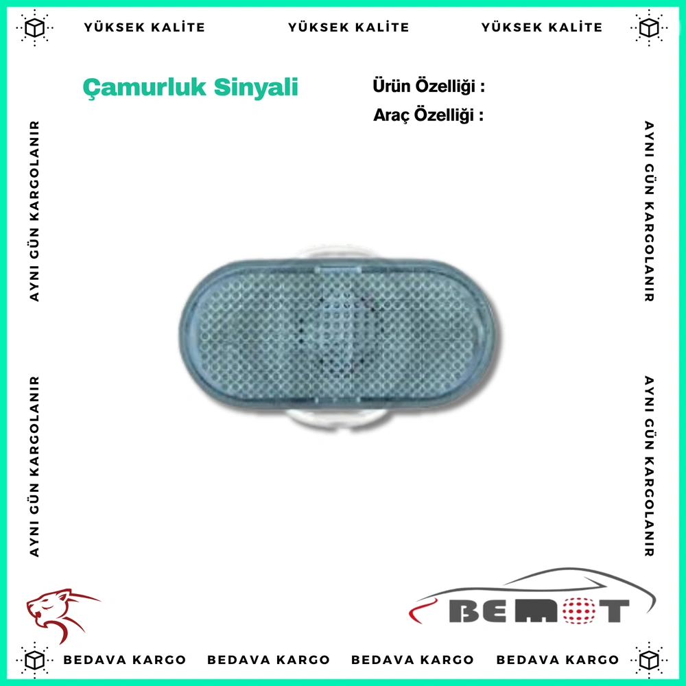Camurluk Sinyali Renault Kangoo 3 Dacia Logan Duster Lodgy Dokker - 8200257684 - Yedek Parça
