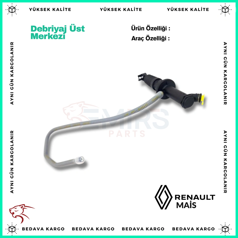 Debriyaj Ust Merkezi Renault Clio 3 - 8200436137 - Yedek Parça