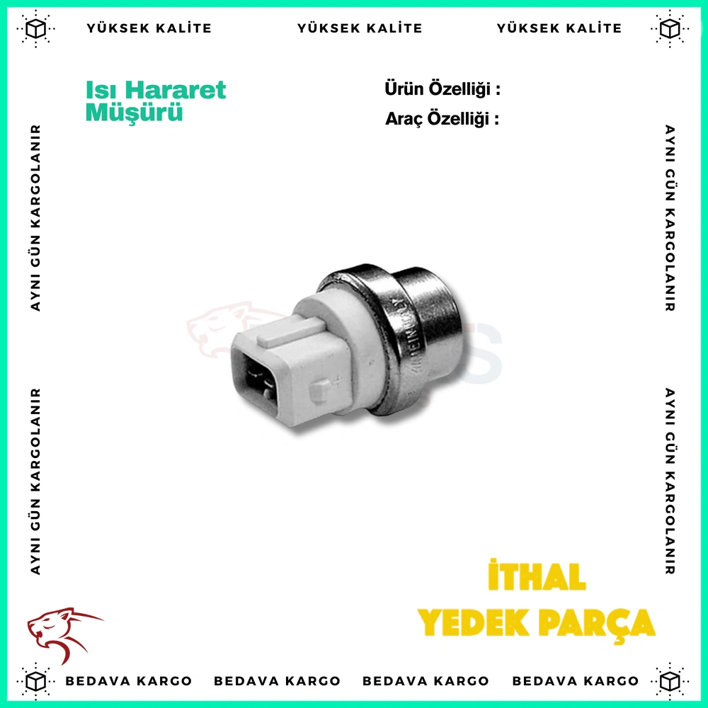 Isi Hararet Musuru Renault Megane 1 2.0 8v Kangoo 1.9 DCI F3r F9q - 7700865290 - Yedek Parça