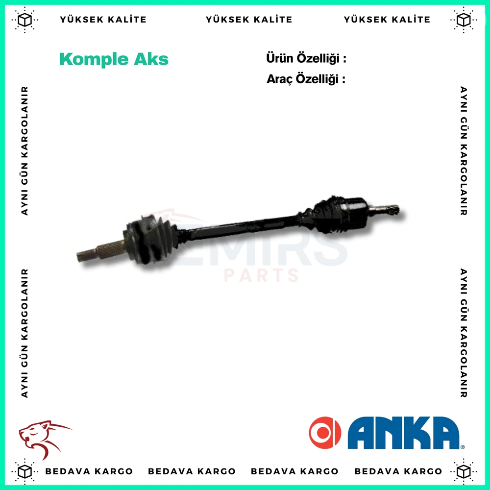 Komple Aks Sol On Dacia Sandero Stepway 1.5 DCI 2012- - 391014946R - Yedek Parça