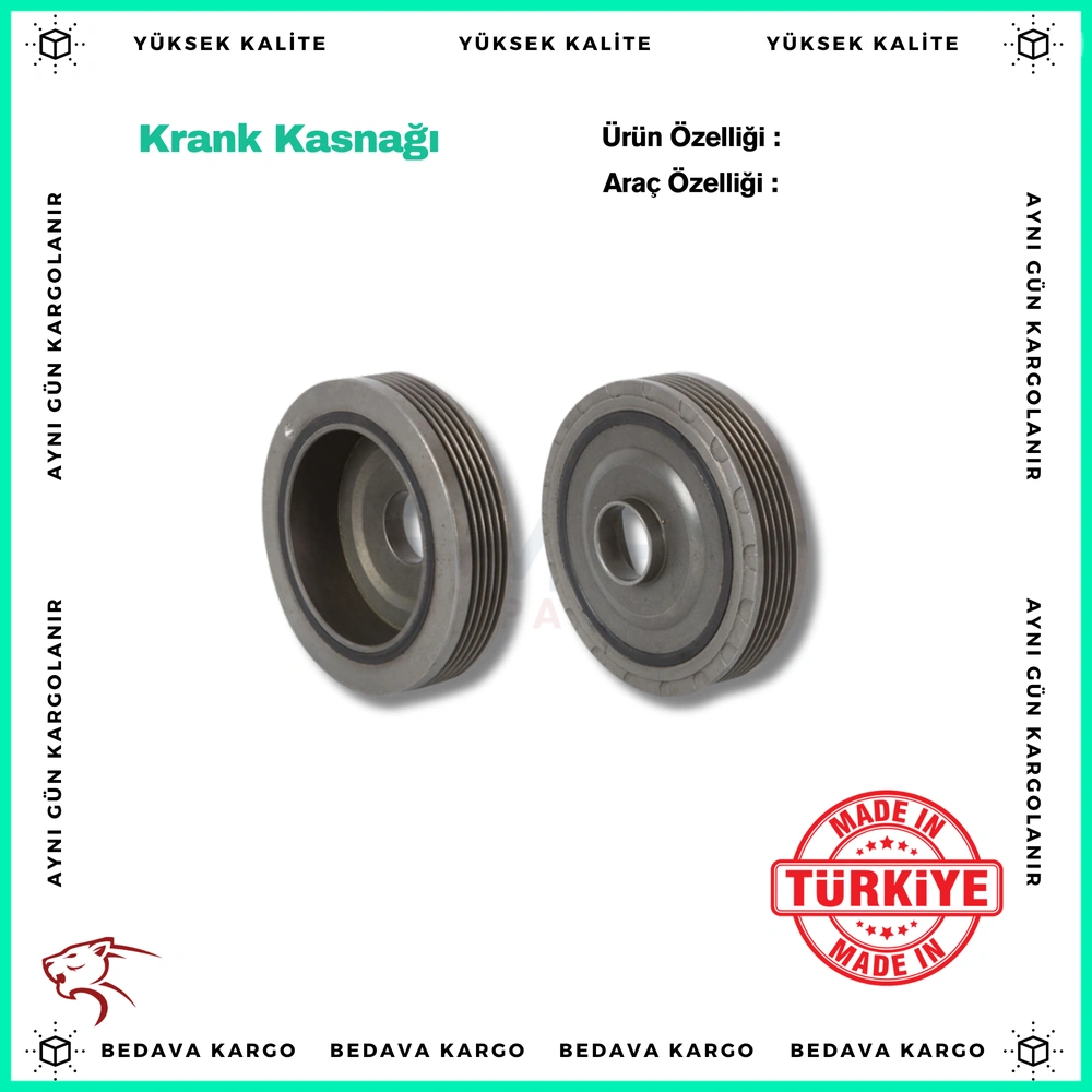 Krank Kasnagi Renault Megane 1 Laguna 2.0 16v F4r - 8200386453 - Yedek Parça