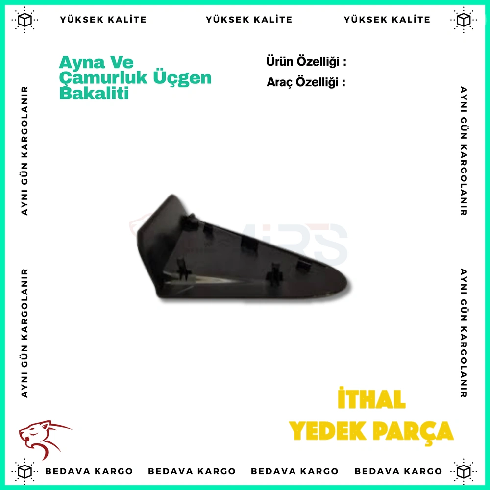 Ayna Ve Camurluk Ucgen Bakaliti Sol Renault Clio - 638758663R - Yedek Parça