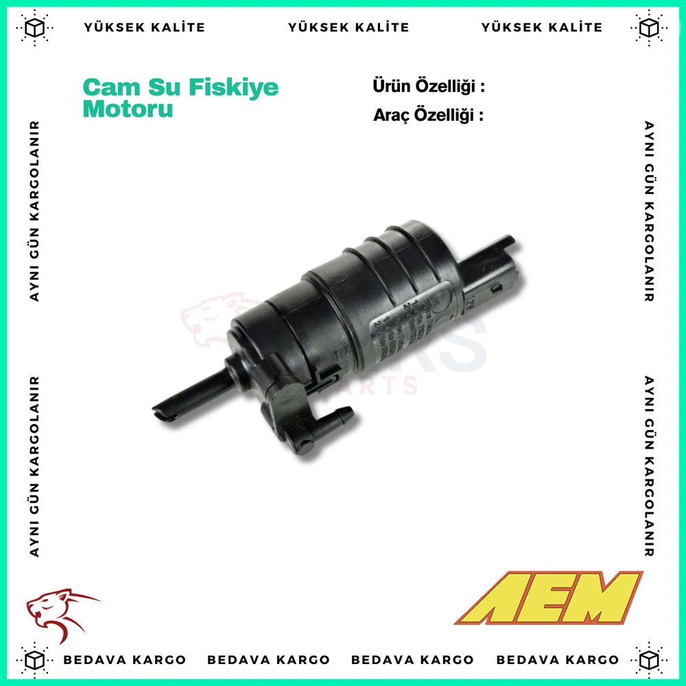 Cam Su Fiskiye Motoru Renault Megane 3 Clio 3 Tekli - 7700431079 - Yedek Parça