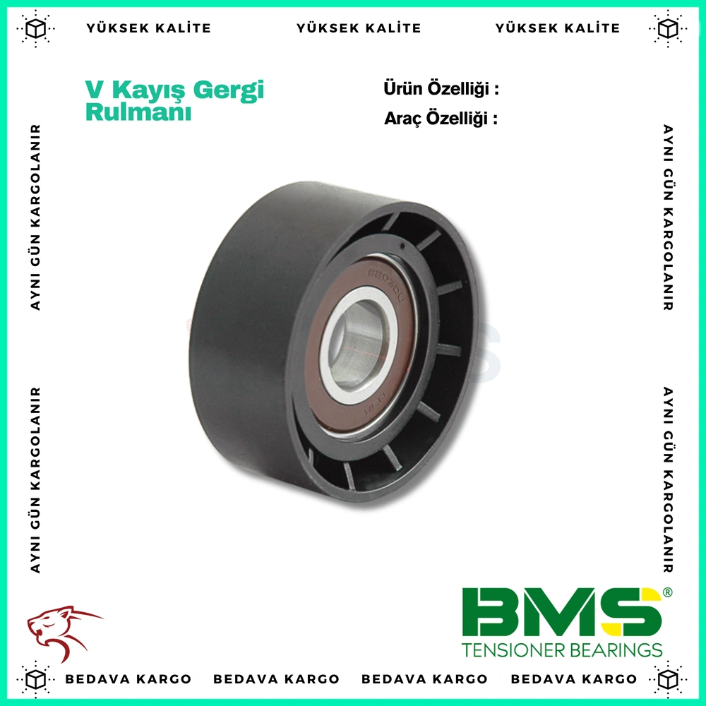 V Kayisi Gergi Rulmani Plastik Renault Clio 2 1.4 1.6 16v 99-08 Kangoo 1.4 16v 97- Laguna 1.6 1.8 2.0 97- Dacia Logan 1.4 1.6 07- Master 2 Trafic 2 1.9 DCI 01- - 7700104092 - Yedek Parça