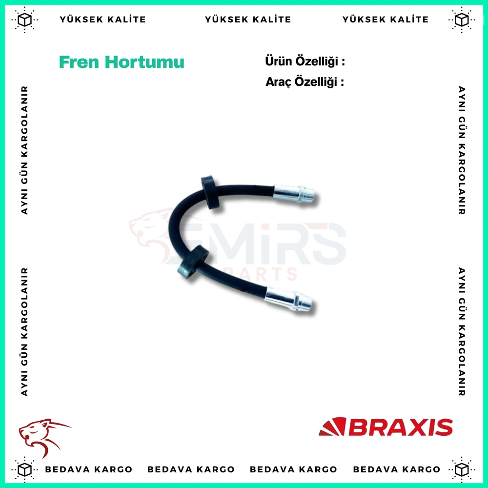 Fren Hortumu Arka Ic Sag Sol Renault Kadjar 2015- - 462104EA0C - Yedek Parça