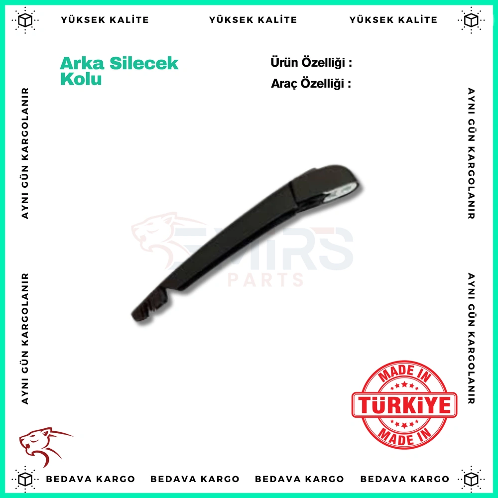 Arka Silecek Kolu Renault Megane 2 Hb Dacia Dokker - 7701054823 - Yedek Parça