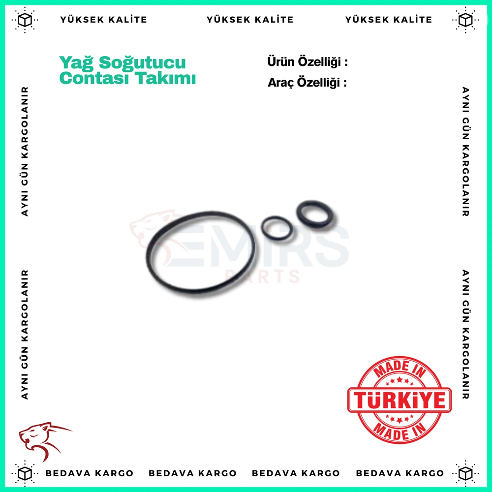 Yag Sogutucu Contasi Takimi Renault Megane 2 1.5 - 7701475118 - Yedek Parça