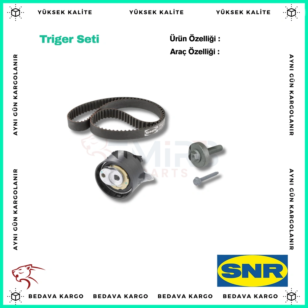 Triger Seti Renault Clio 4 Kangoo 1.5 DCI 13- Dacia Dokker 1.5 DCI Logan 2 1.5 DCI 12- Euro - 130C11508R - Yedek Parça