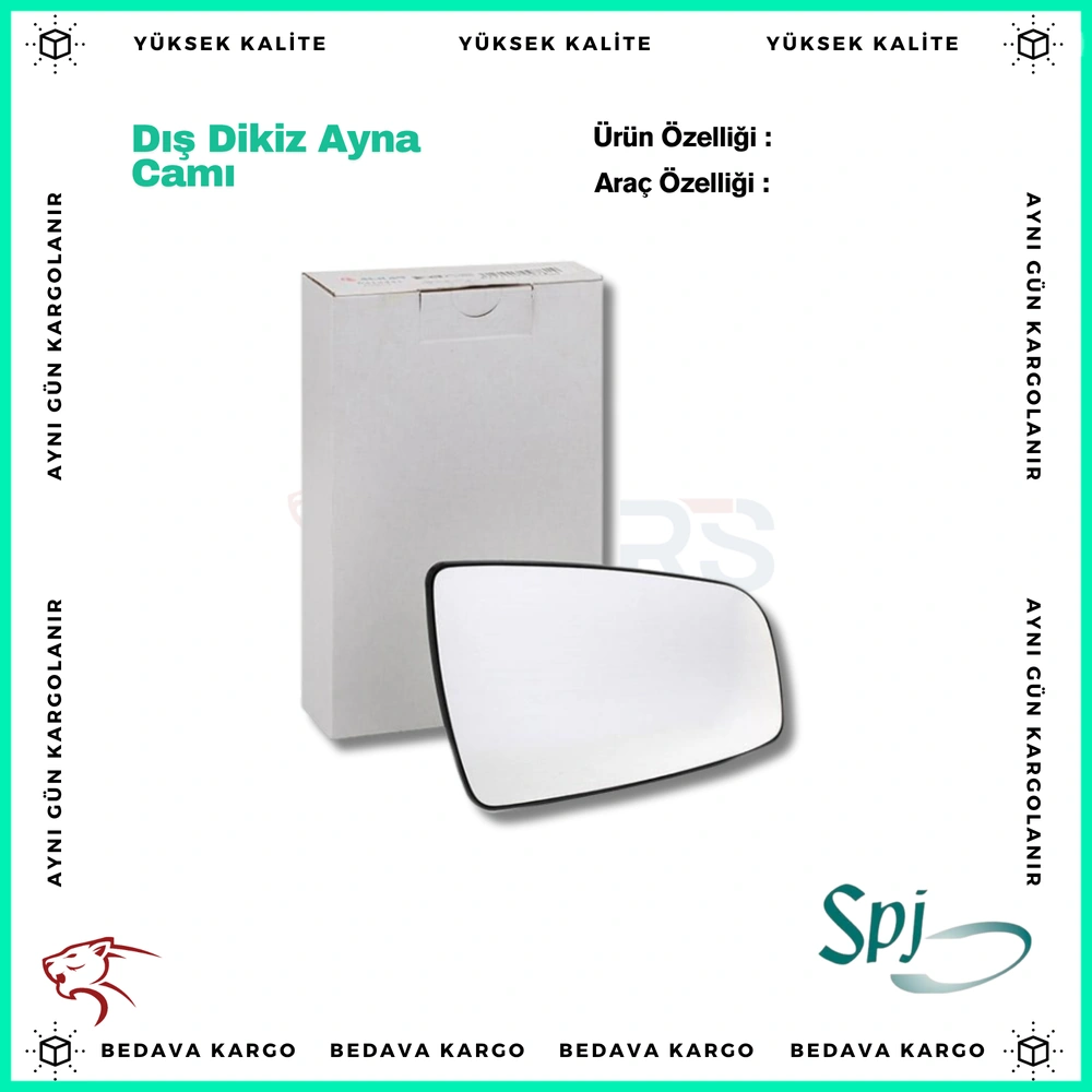 Dikiz Ayna Cami Sag Sol Renault Clio - 7701054752 - Yedek Parça