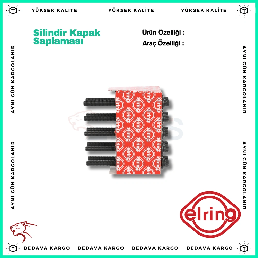 Silindir Kapak Saplamasi Renault Clio 3 1.2 16v D4f 07- - 8200039867 - Yedek Parça
