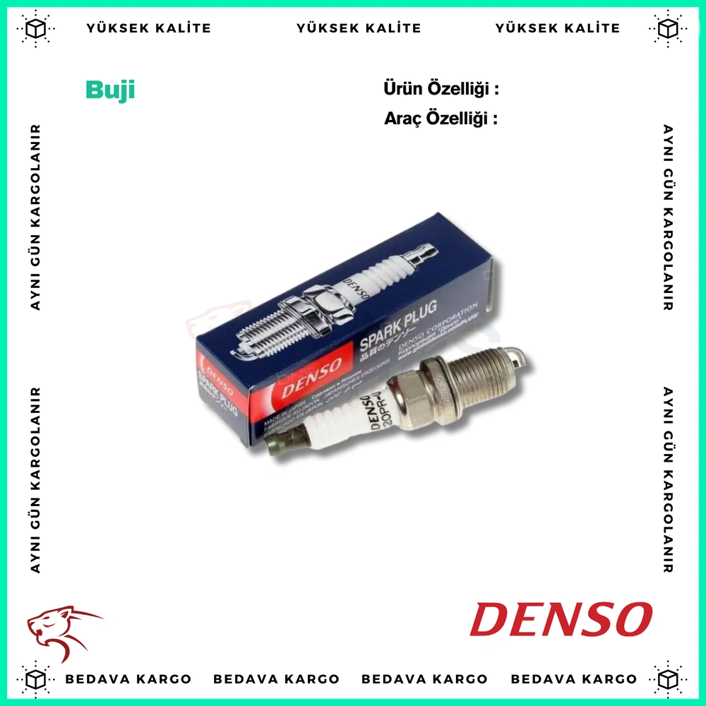 Buji Renault R19 Megane 1 2 3 Clio 2 3 Fluence Kangoo Laguna 1 2 Dacia Logan 2 Sandero 2 Duster - 7700500155 - Yedek Parça