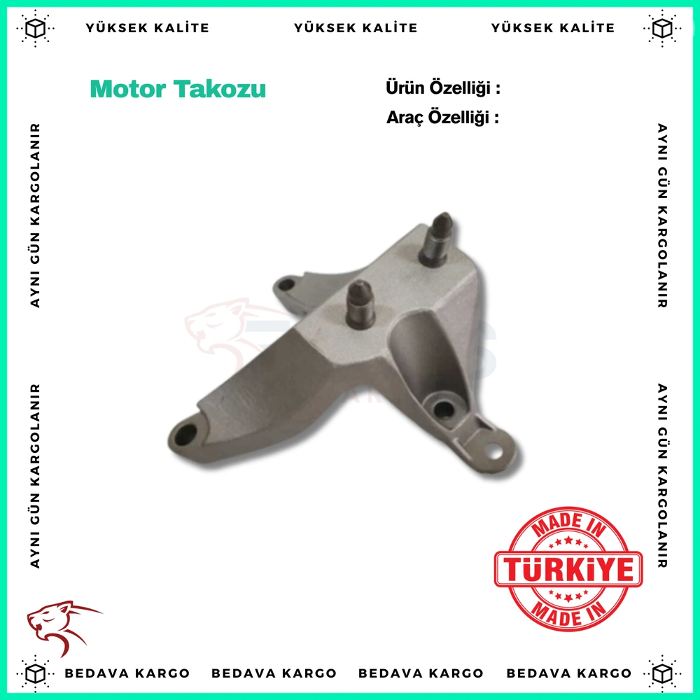 Motor Takozu Sol Dacia Lodgy Dokker Sandero 2 Logan - 112531966R - Yedek Parça
