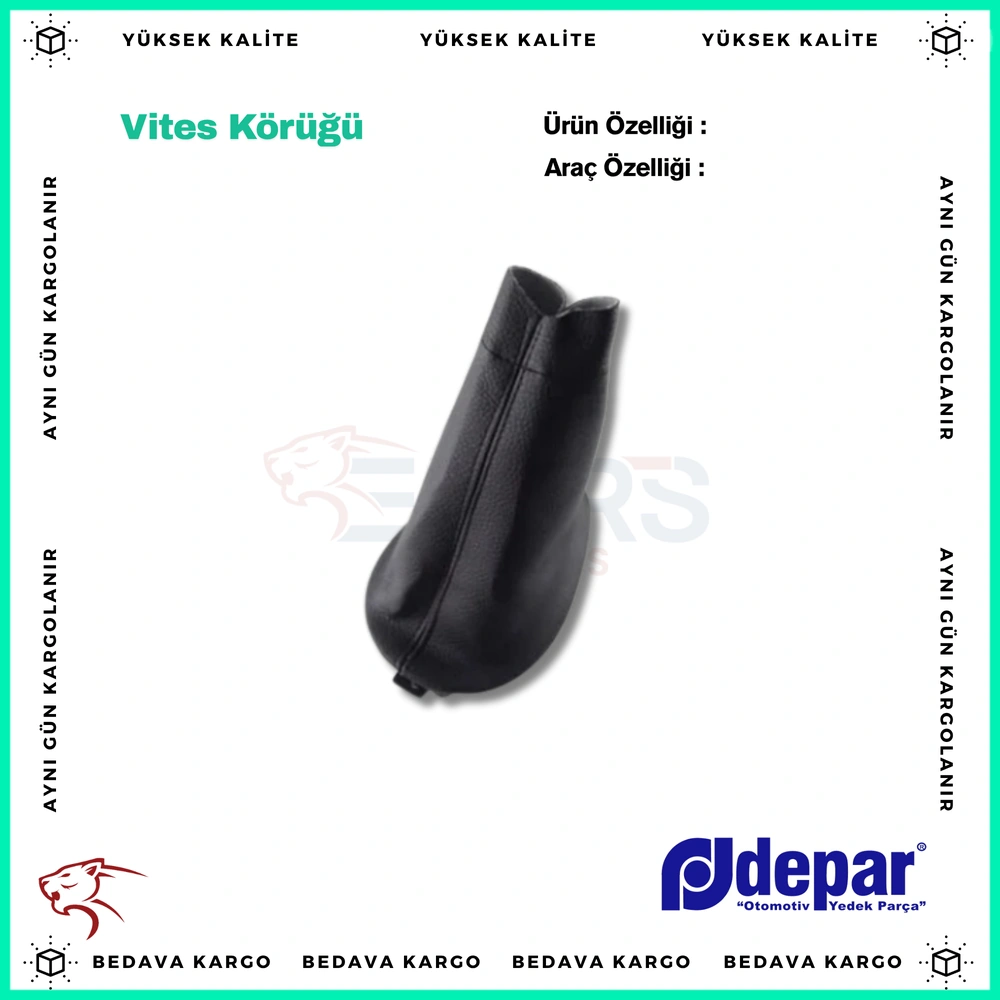 Vites Korugu Renault Clio 2 Siyah - 8200121228 - Yedek Parça