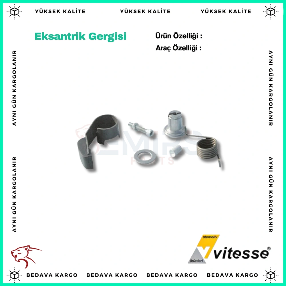Eksantrik Gergisi Renault R12 Toros R9 1.4 (Zincir Gergisi) - 7701460489 - Yedek Parça