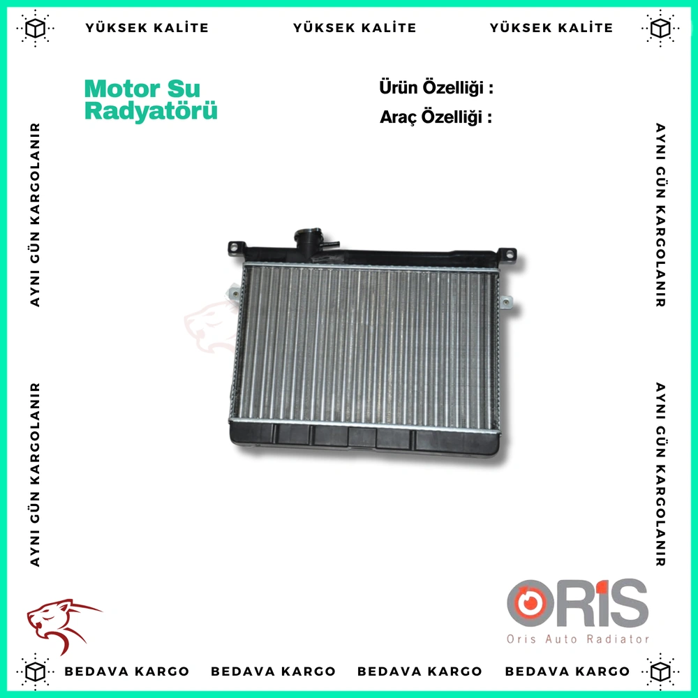 Motor Su Radyatoru Brazing Renault Clio 5 1.0 TCE 1.3 TCE 2020- - 214106666R - Yedek Parça