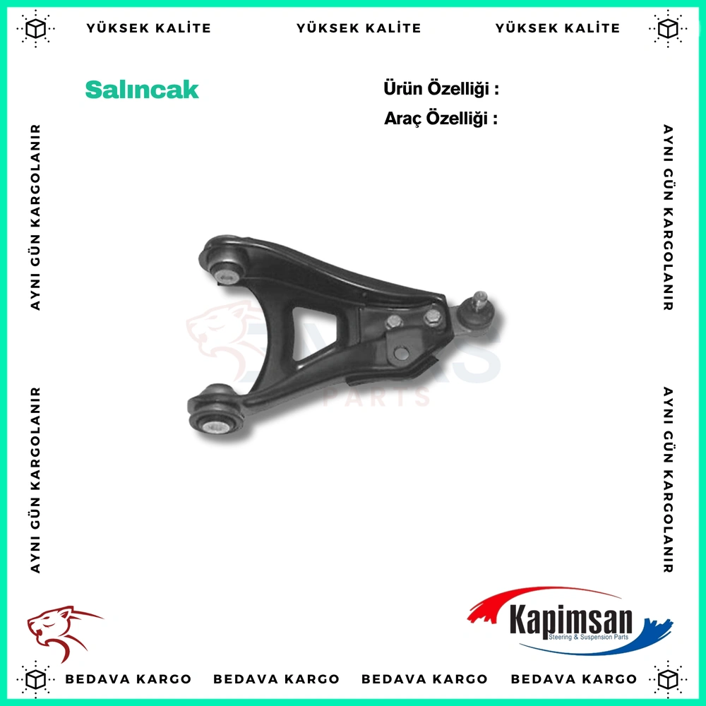 Salincak On Sag Alt Komple Renault Clio Symbol 98-05 Kangoo 97- - 8200942408 - Yedek Parça
