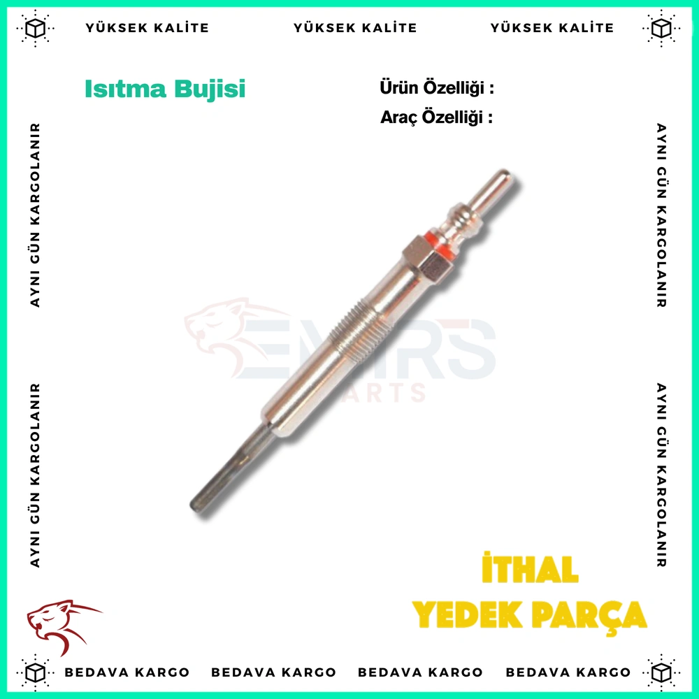Isitma Bujisi Renault Fluence Megane - 8200682592 - Yedek Parça