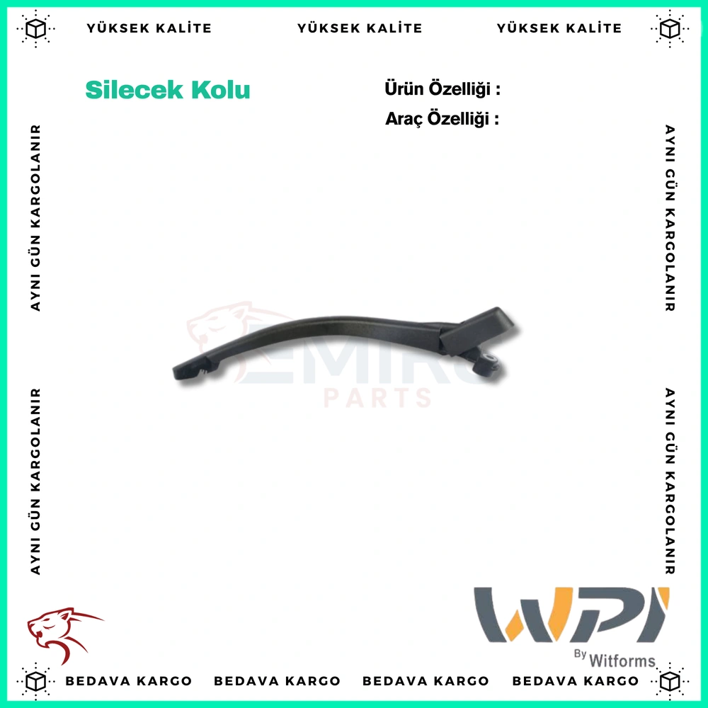 Silecek Kolu Arka Komple Renault Clio - WPI 2945740I - Yedek Parça
