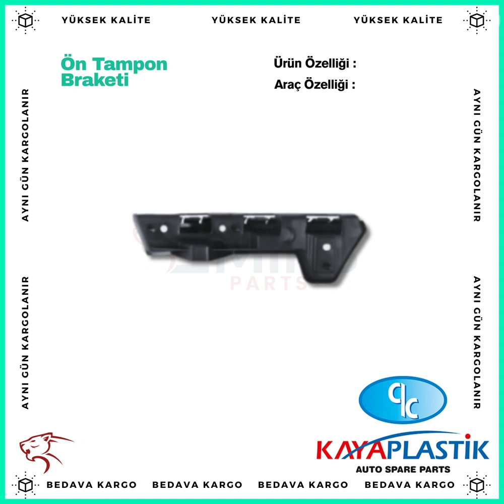On Tampon Braketi Sol Renault Master - 620430006R - Yedek Parça