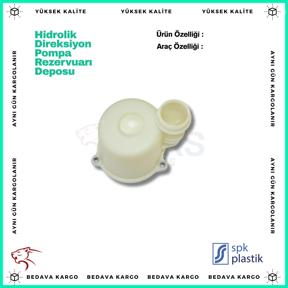 Hidrolik Direksiyon Pompa Rezervi Deposu Dacia Logan 1.4 1.6 16v 1.5 DCI 04- - 8200550659 - Yedek Parça