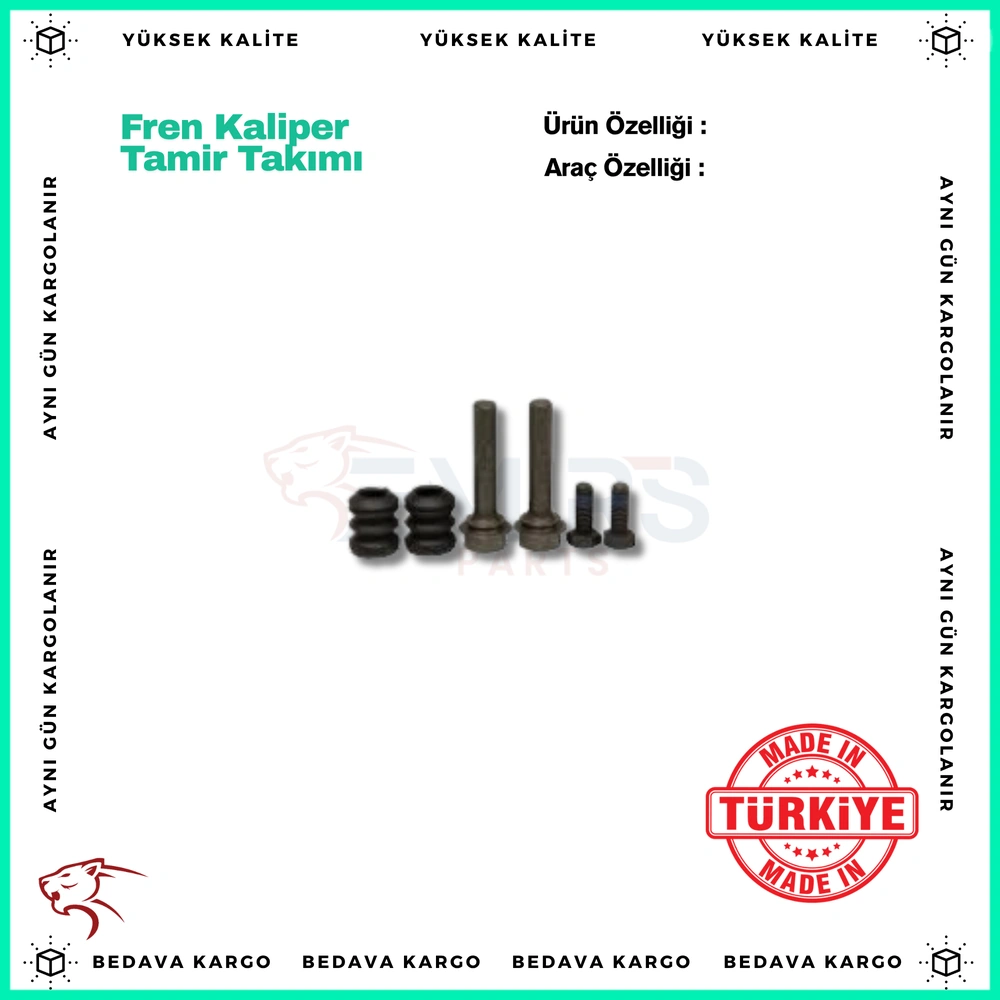 Fren Kaliper Tamir Takimi On Renault Master 3 Renault Symbol Thalia Clio 2 Kangoo 1 Dacia Logan 04- - 7701207961 - Yedek Parça