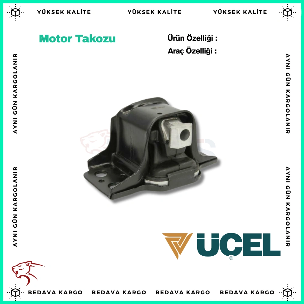 Motor Takozu Sag Renault Megane 2 Scenic - 8200014931 - Yedek Parça