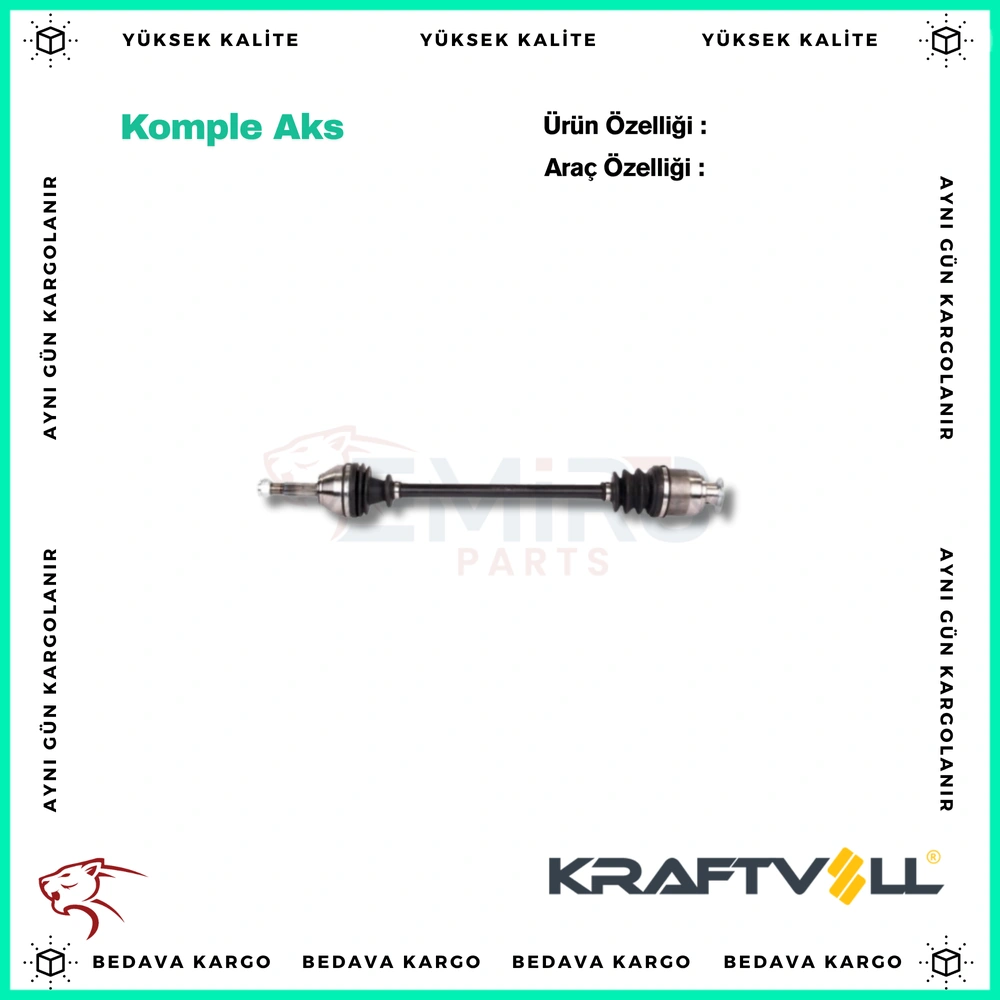 Komple Aks Sag On Renault Clio 1 1991-1998 - 7701349916 - Yedek Parça