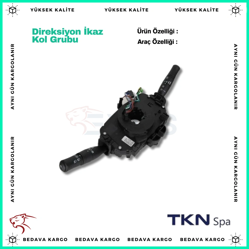 Direksiyon Ikaz Kol Grubu Renault Megane 2 Airbag - 8200216465 - Yedek Parça