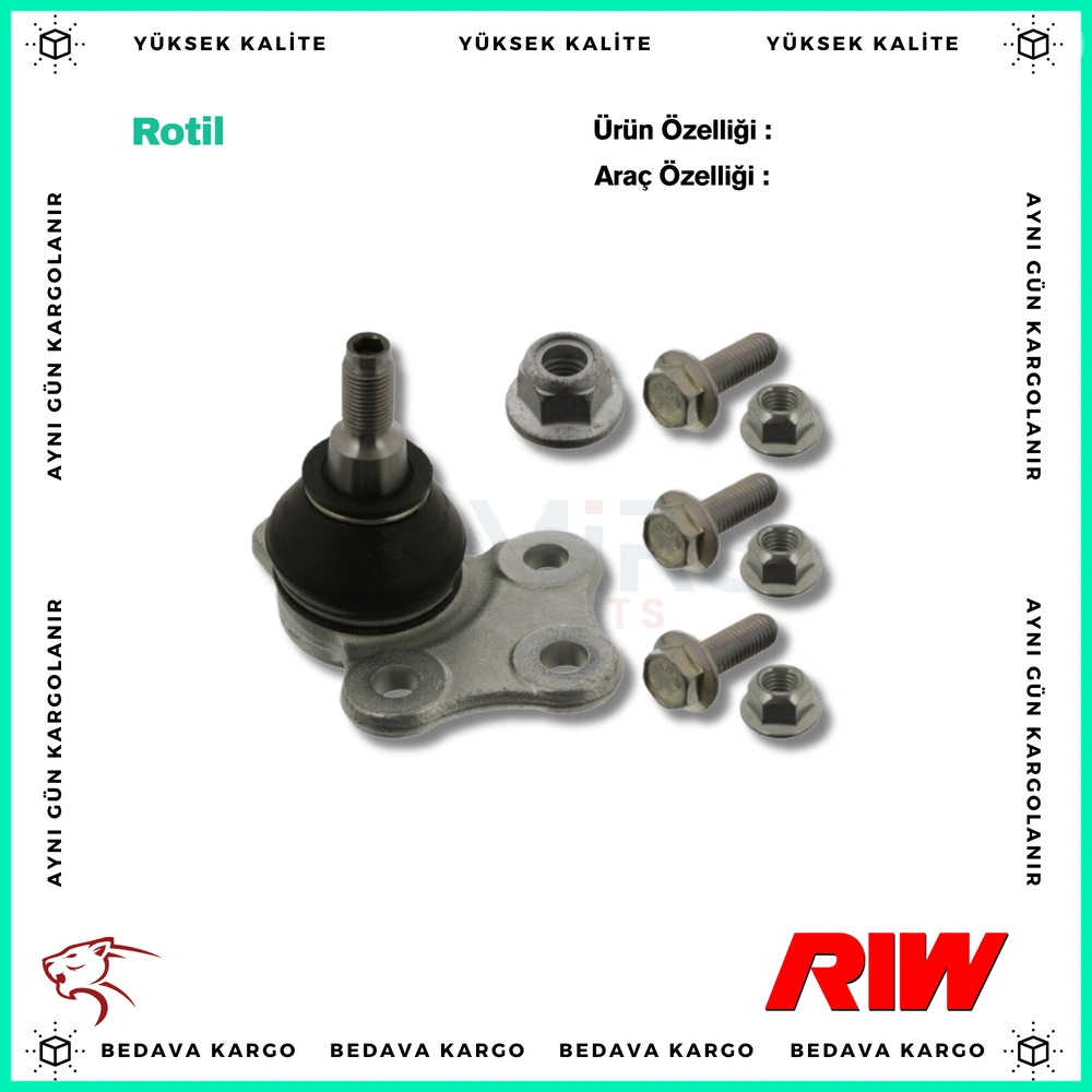 Rotil Dacia Duster 10- - 401602308R - Yedek Parça