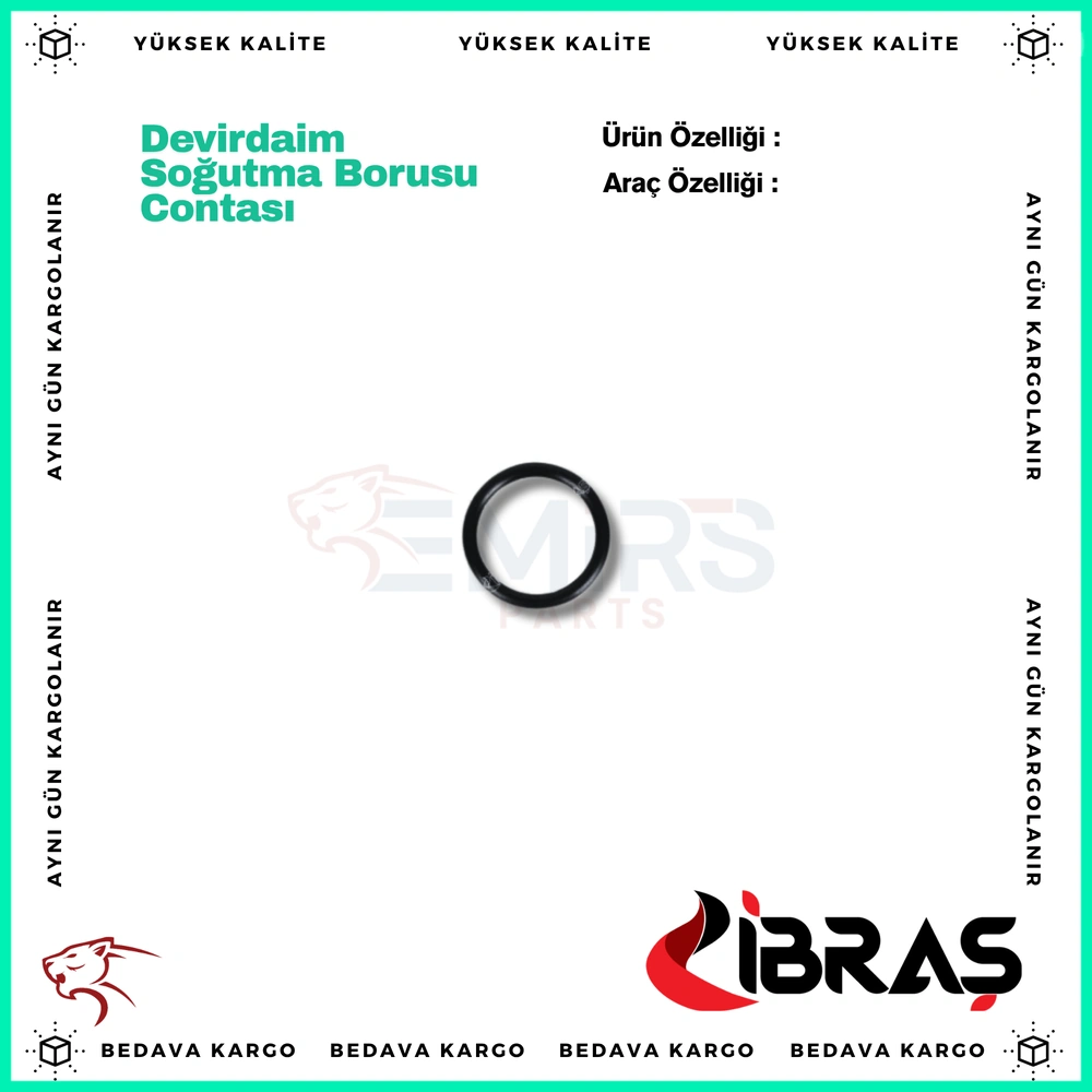 Devirdaim Sogutma Borusu Oringi Contasi Renault Dacia - 8200134513 - Yedek Parça