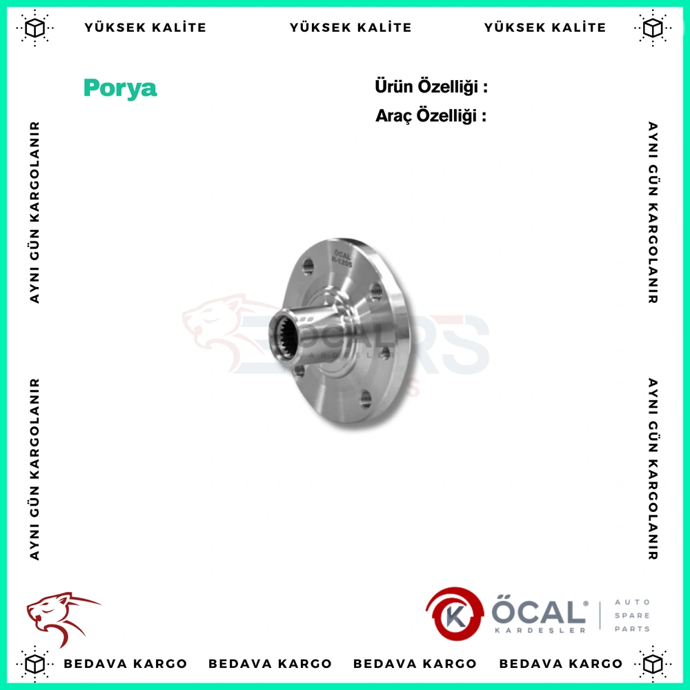 Porya On Sol-Sag Rulmansiz Renault Megane 2 Clio 2 1.2 1.5 DCI 4 Bjn Kangoo Clio 5 Dacia Logan Sandero - 8200308649 - Yedek Parça