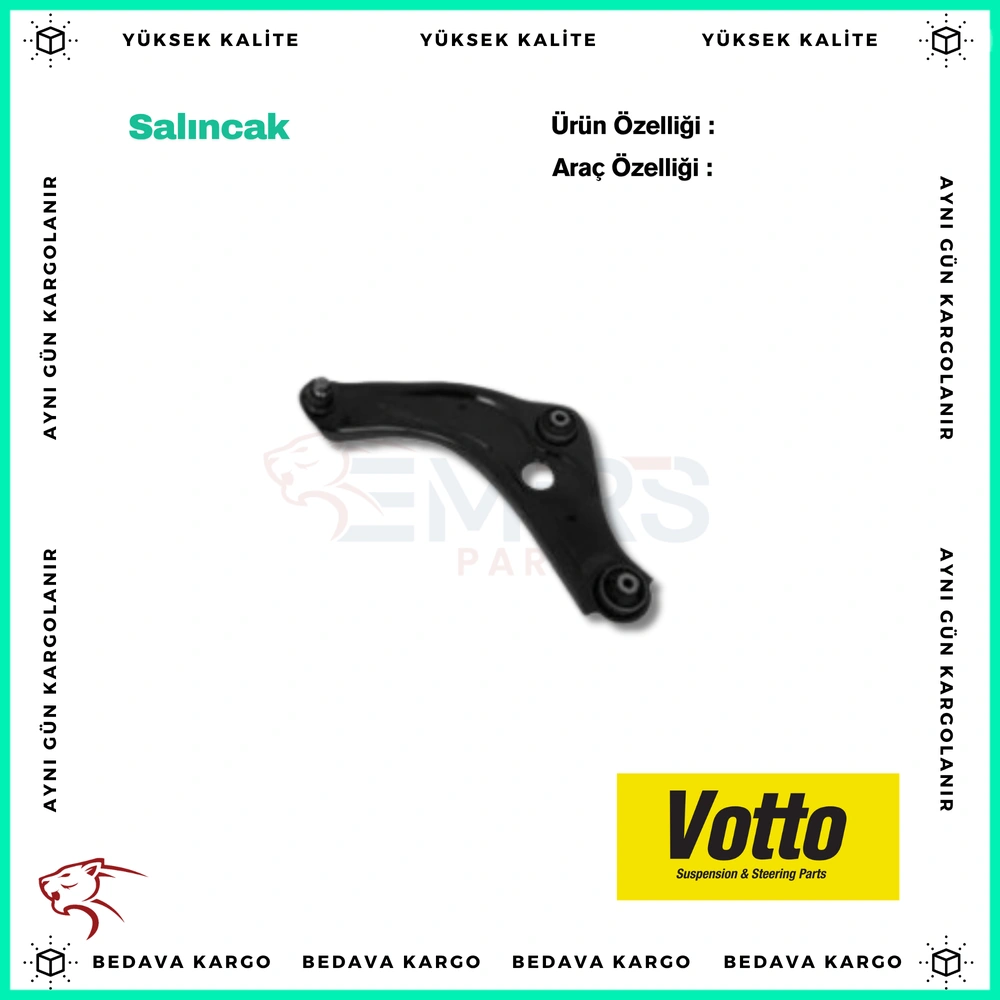 Salincak On Sol Renault Kadjar 2015- - 545014EA0B - Yedek Parça