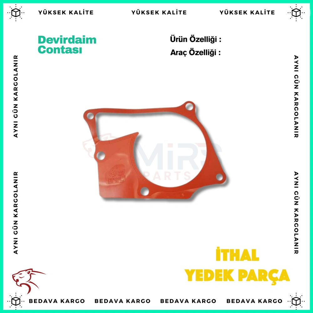 Devirdaim Contasi Renault Fluence Captur Clio 4 09- Modus Megane 3 1.5 DCI Dacia Duster Dokker Sandero - 8200741289 - Yedek Parça