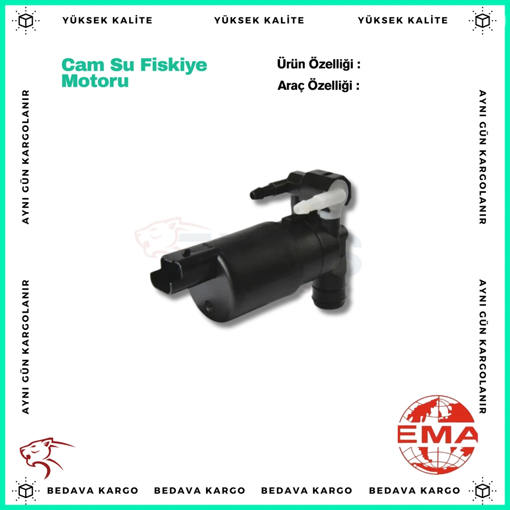 Cam Su Fiskiye Motoru Renault Megane 2 Clio 2 3 Hb Cift Cikis - 7700428386 - Yedek Parça
