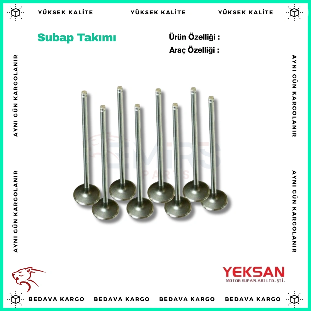 Subap Takimi Renault Kangoo 1.9 R19 Diesel 98- - 7701469369 - Yedek Parça