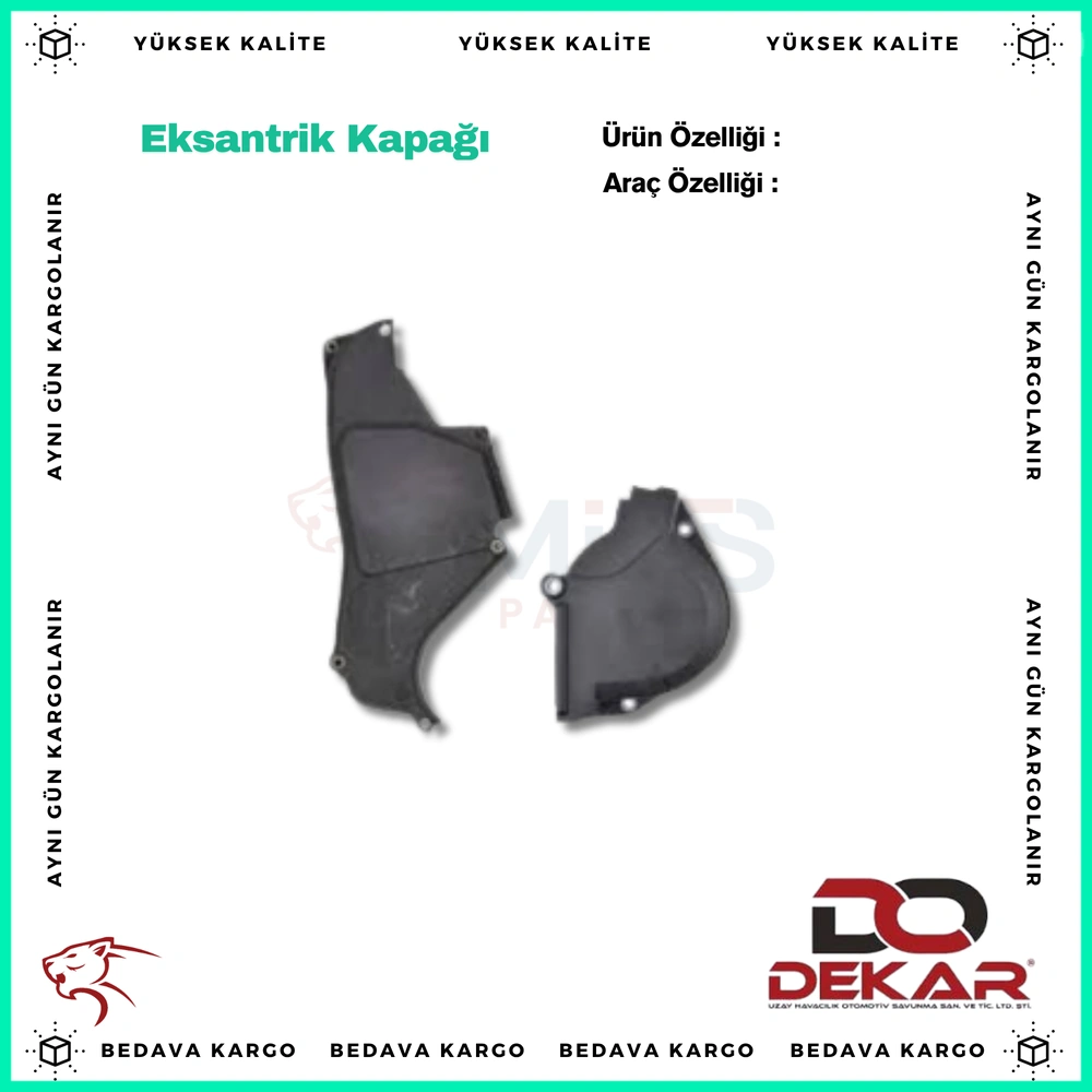 Eksantrik Kapagi (Alt+ust) Takim Renault Megane 1.9 Laguna 1.9 Kangoo 1.9 F8q F9q - 7700116018 - Yedek Parça