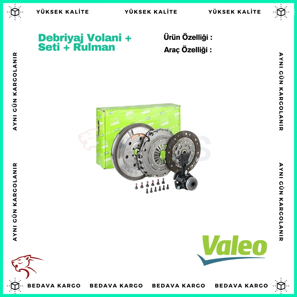 Debriyaj Volani + Seti + Rulmani Peugeot P208-P308-P3008-P5008-C4(B7) D54-D55-C4 Picasso (Oynar Gobek) Dv6c (Euro5) (837322-828118) - 0532 - Yedek Parça