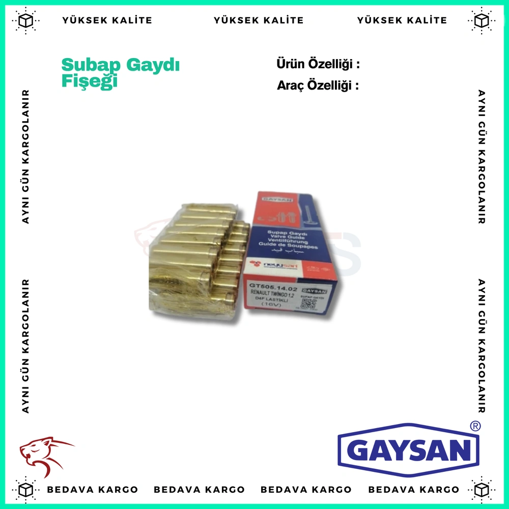 Subap Gaydi Fisegi Takim Renault Laguna Scenic Trafic 2.0 Megane 1.4 1.6 K4M K4J - 7700107555 - Yedek Parça
