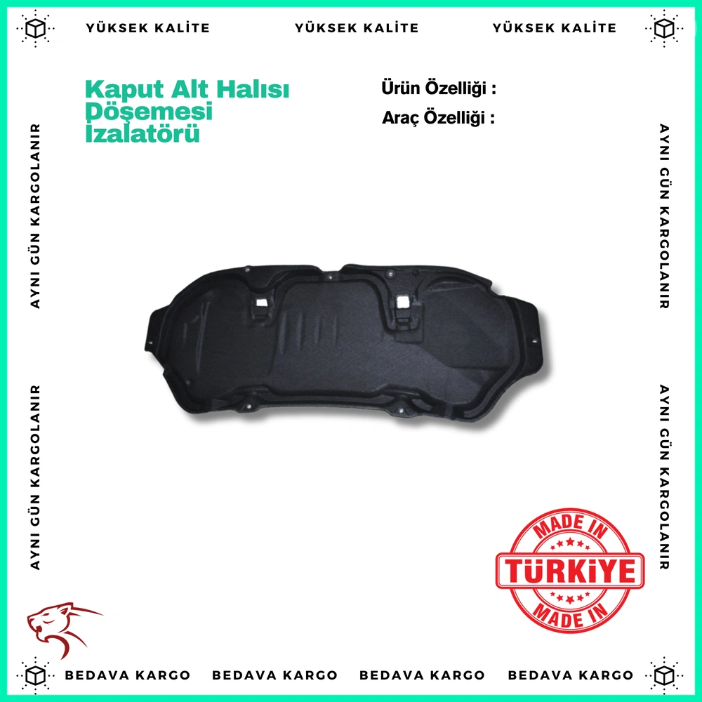 Kaput Alt Halisi Dosemesi Izalatoru Renault Megane - 8200352202 - Yedek Parça