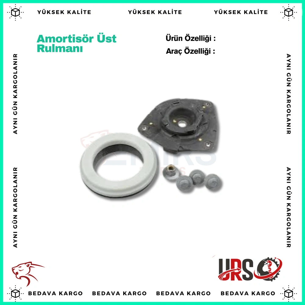 Amortisor Ust Rulmani Renault Clio 3 Modus Micra - 8200948647 - Yedek Parça