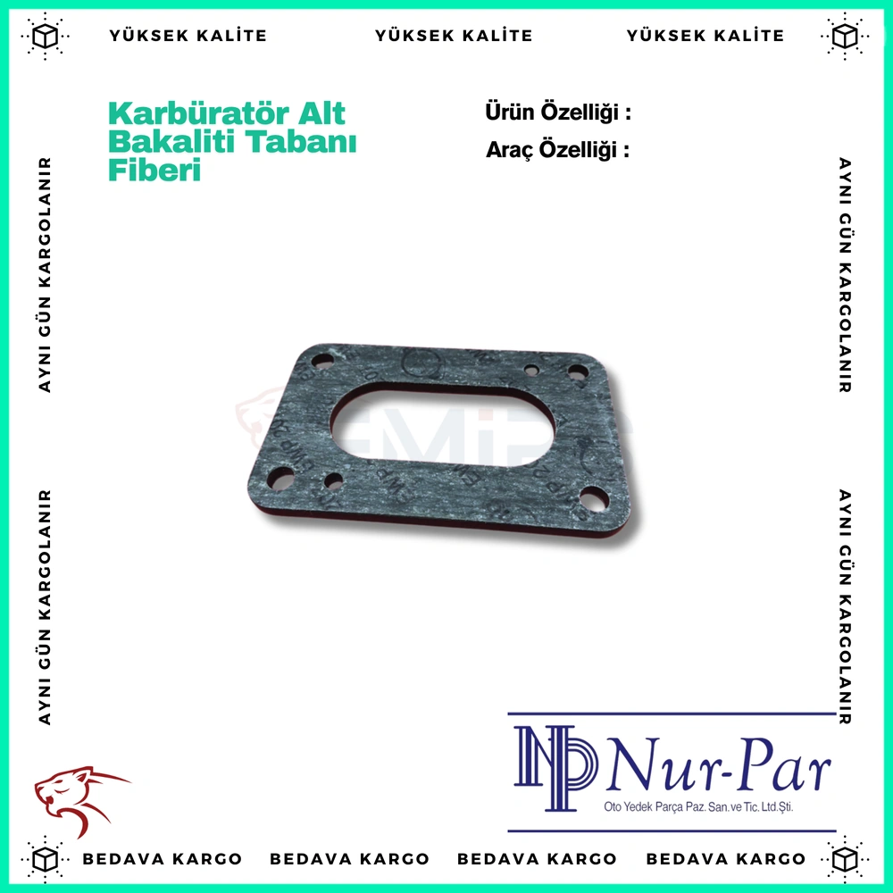 Karburator Alt Bakaliti Tabani Fiberi (Contali) Renault R9 - 110460 - Yedek Parça