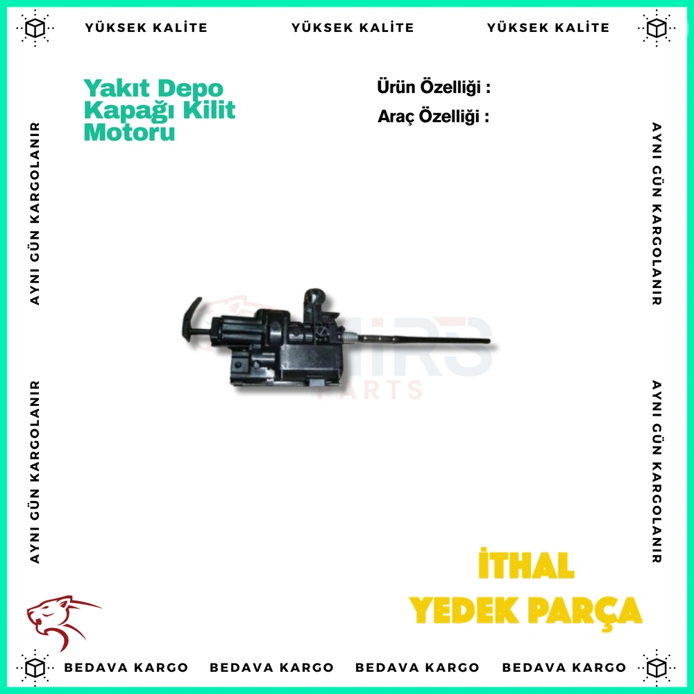 Yakit Depo Kapagi Kilit Motoru Renault Megane - 788265217R - Yedek Parça