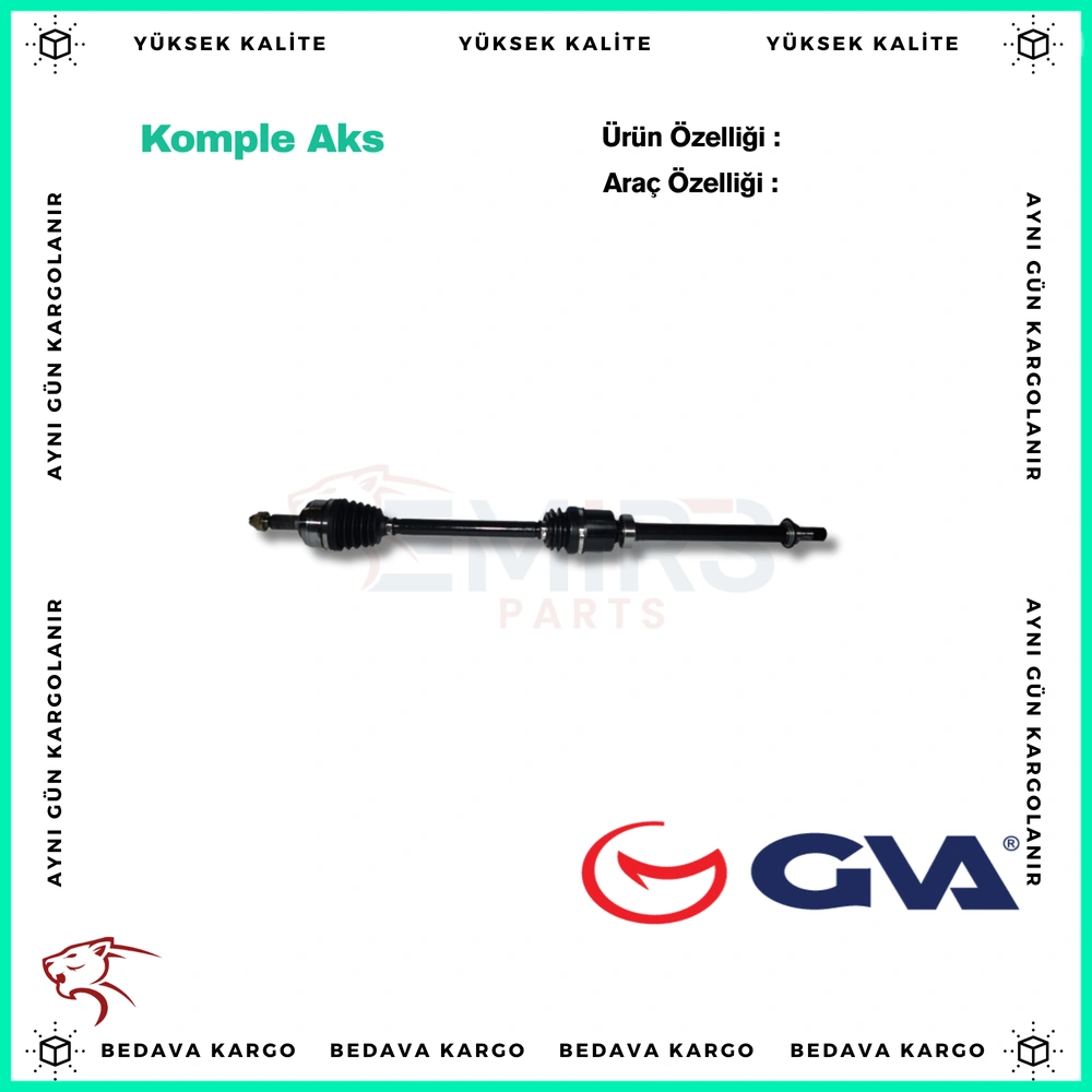 Komple Aks Sag On Renault Megane 4 1.5 DCI Euro 6 2016- - 391001137R - Yedek Parça