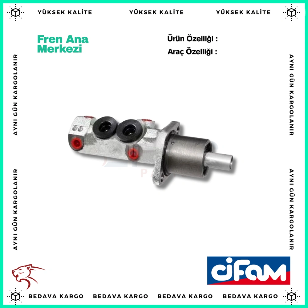 Fren Ana Merkezi Renault R19 Megane 1 (20.64mm) - 7700787630 - Yedek Parça