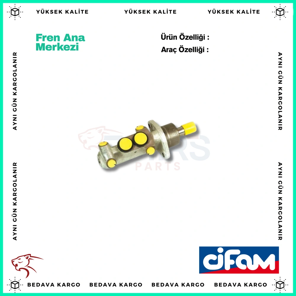 Fren Ana Merkezi Renault R19 Megane 1 (20.20mm) - 7701206231 - Yedek Parça