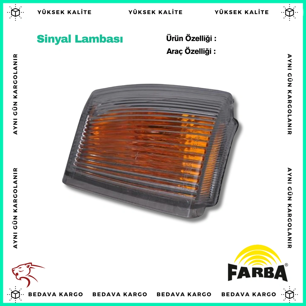 Sag Sinyal Lambasi Renault R9 YM 97- - 7702127170 - Yedek Parça